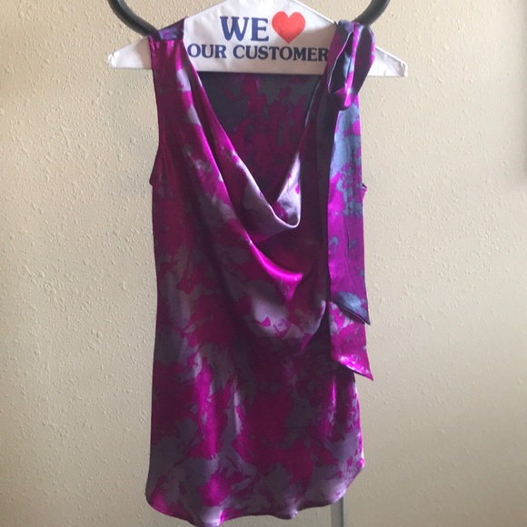 ⚡️Silk pink sleeveless top from Cabi - Picture 2 of 7